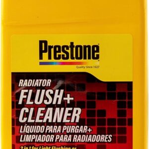 Prestone AS105 Total Cooling System Cleaner for Radiator, Heater Core, and Hoses, 22 oz., 1 pack